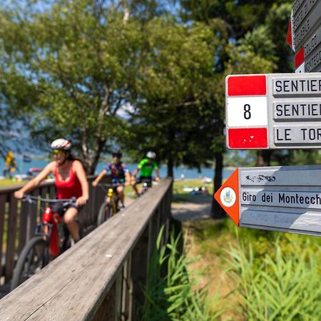 I Laghee Casette Breva E Tivano -Garden-Parking-Lake View - Bike Friendly Holiday House コーリコ エクステリア 写真