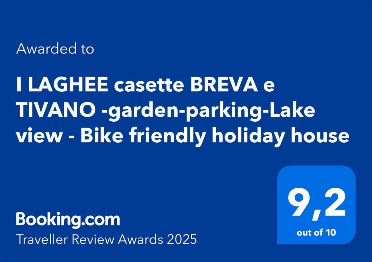 I Laghee Casette Breva E Tivano -Garden-Parking-Lake View - Bike Friendly Holiday House コーリコ エクステリア 写真